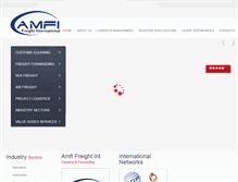 Tablet Screenshot of amfi.co.za